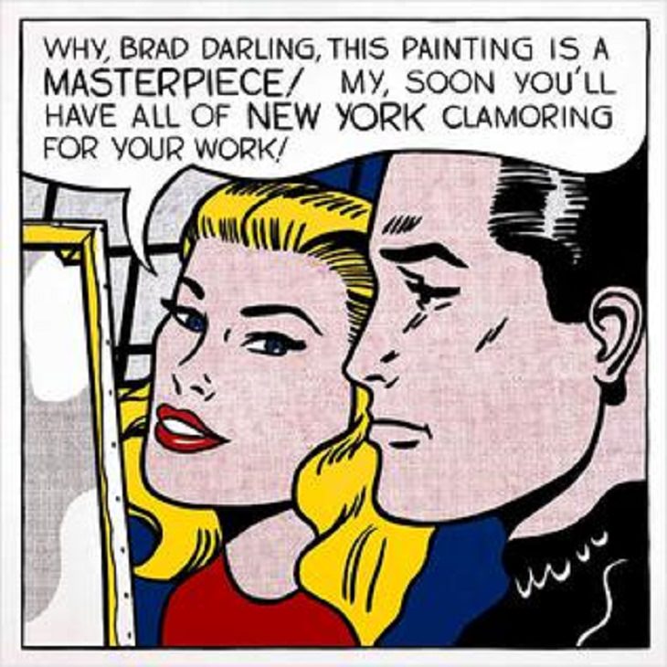 Pinturas Costosas  Obra maestra, de Roy Lichtenstein - Vendida por $ 165 millones