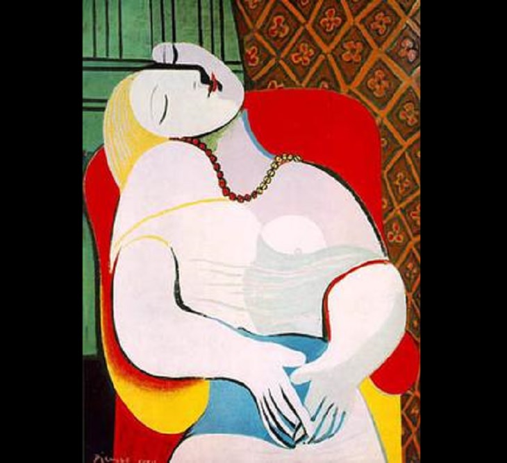 Most expensive and highest valued paintings in the world, Le Rêve (The Dream), by Pablo Picasso - Sold for $155 Million