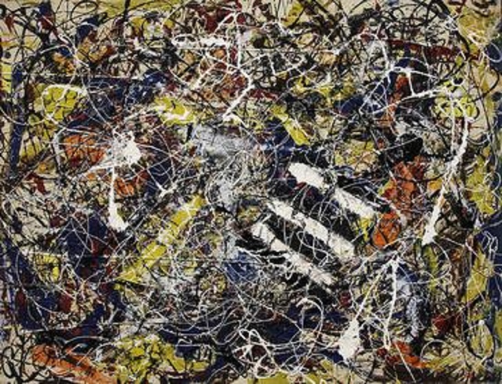 Most expensive and highest valued paintings in the world, Number 17A, by Jackson Pollock - Sold for $200 Million