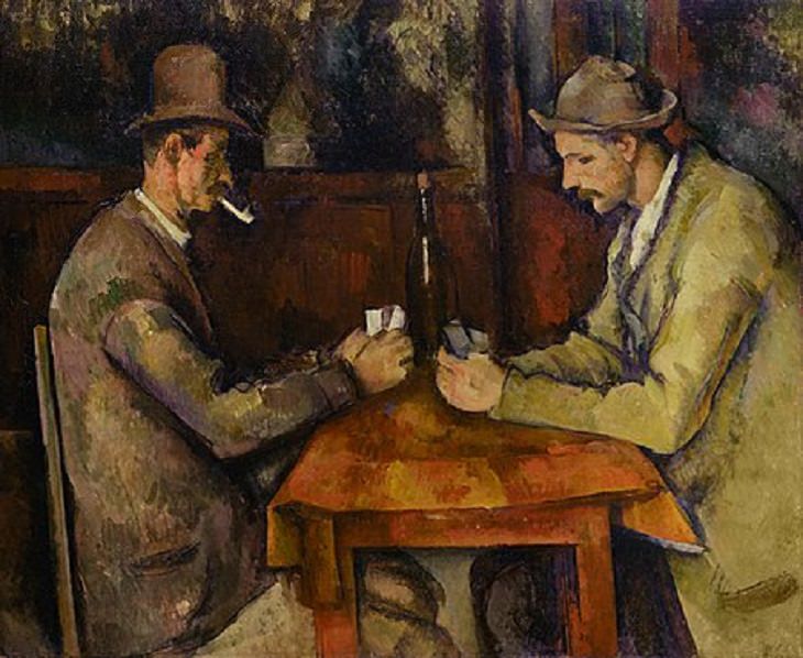 Pinturas Costosas El jugador de cartas, de Paul Cézanne - Vendida por 250 millones de dólares