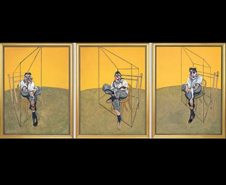 Most expensive and highest valued paintings in the world, Three Studies of Lucian Freud, by Francis Bacon - Sold for $142.4 Million