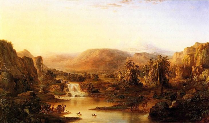 Landscape Art, 'Land of the Lotos Eaters' (1861)