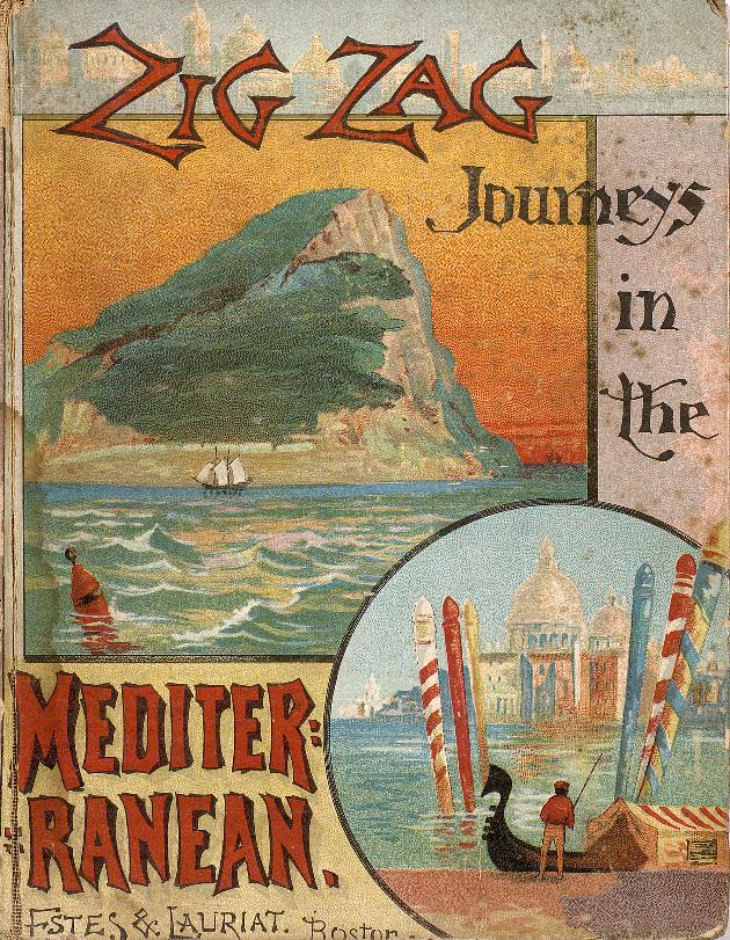 Zigzag Journeys on the Mediterranean vintage edition front cover