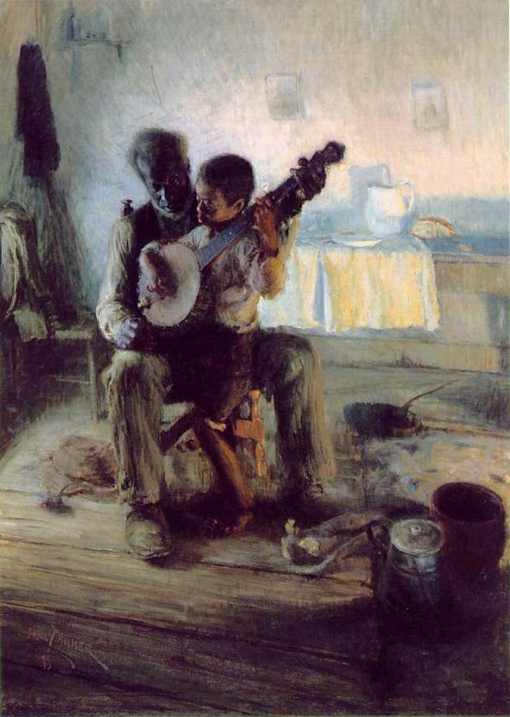 Remarkable Life and Art of Henry Ossawa Tanner The Banjo Lesson, 1893