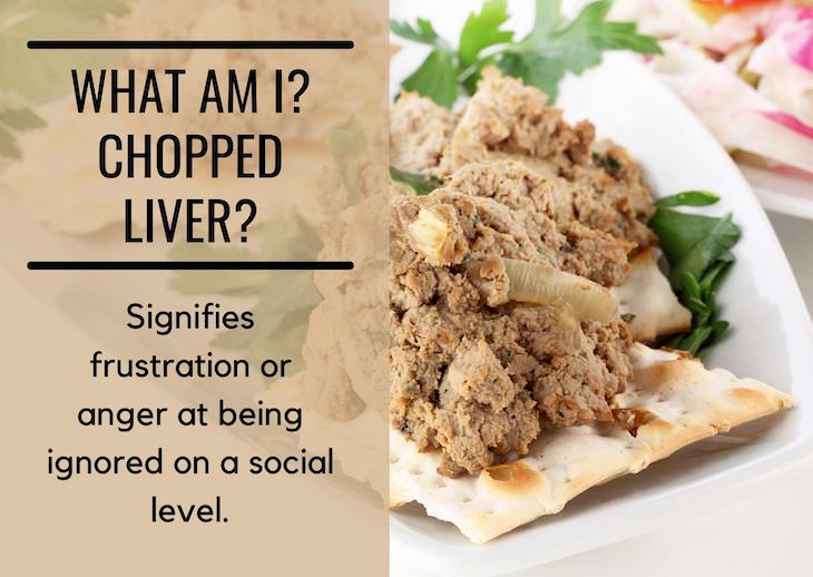 Origins of 7 Popular Food Related Idioms, chopped liver