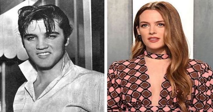 18 Iconic Celebrities with Famous Grandchildren Elvis Presley And Riley Keough