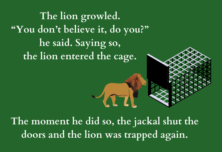 Inspiring African Folktales,lion, cage