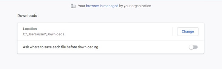 Advanced Chrome Settings,  Downloads