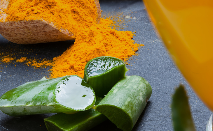 Turmeric and Aloe Body Mask