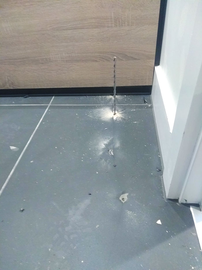 drill through floor fail