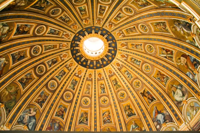 di Pietro ceiling in Rome by Michelangelo