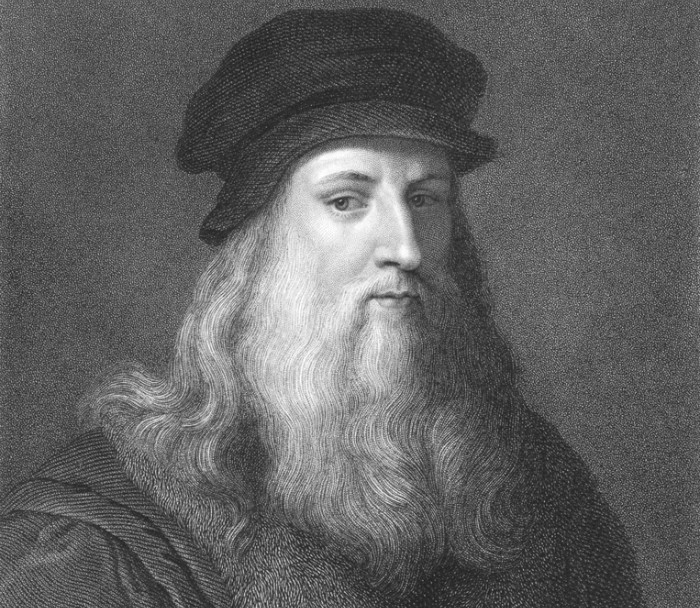 life of Leonardo da vinci: portrait of da vinci