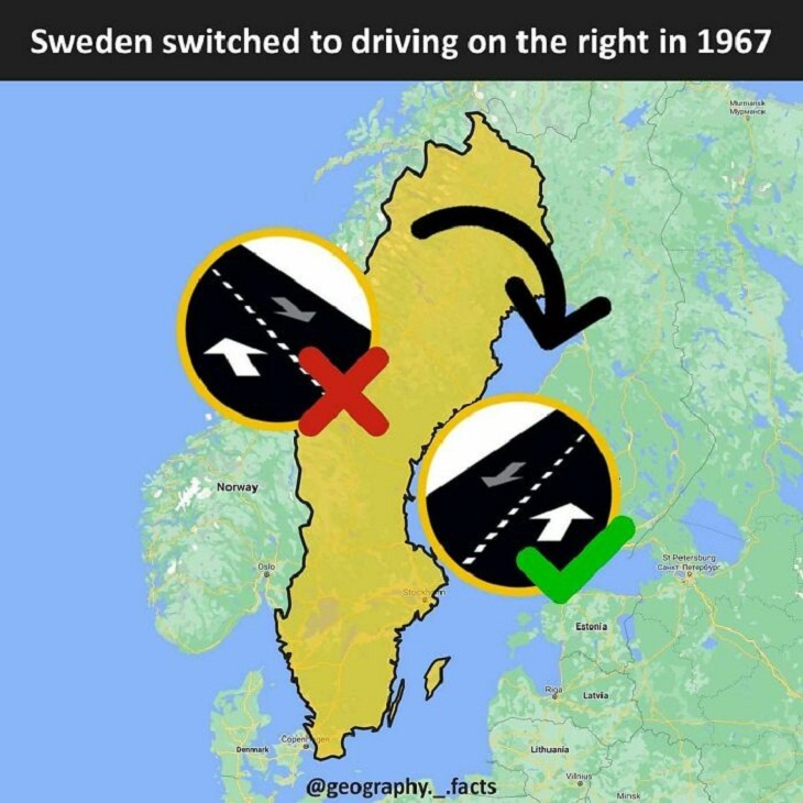 Geographical Maps, sweden