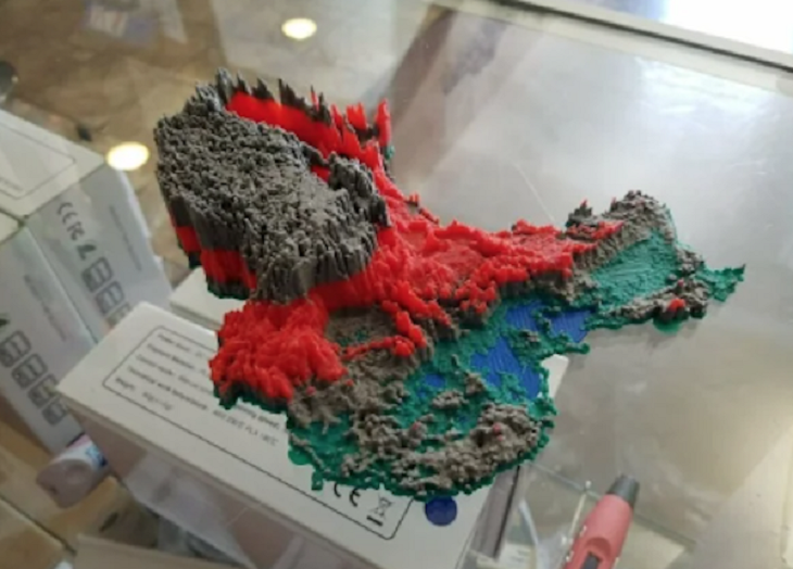 Unusual Maps, Topography of China