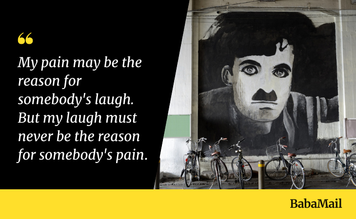 Quotes by Charlie Chaplin, laughter