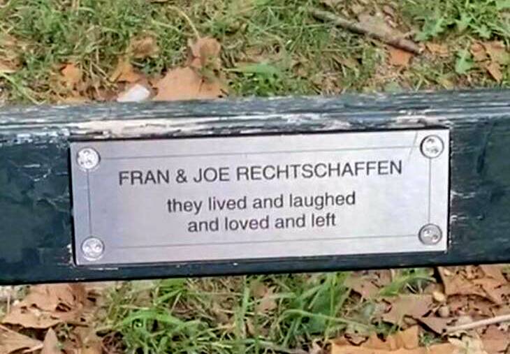 Funny & Heartwarming Bench Plaques 