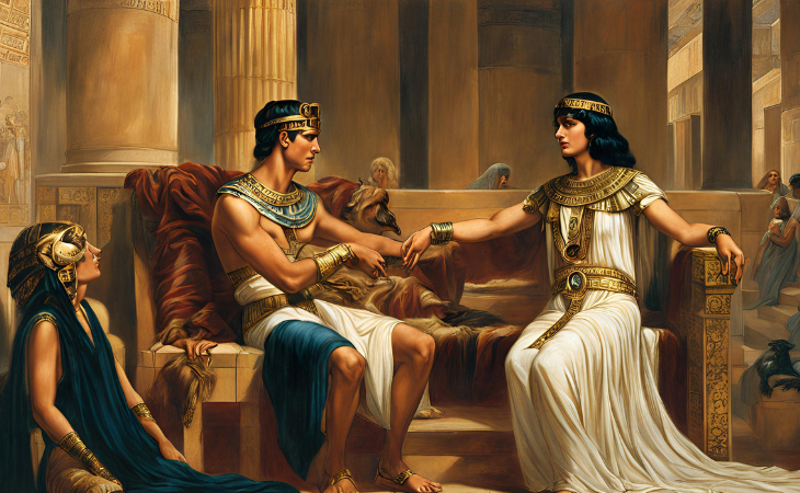 Cleopatra e Marco Antonio 