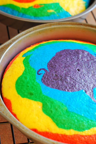 How To Make Rainbow Cake