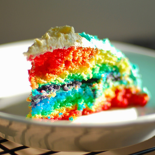 How To Make Rainbow Cake