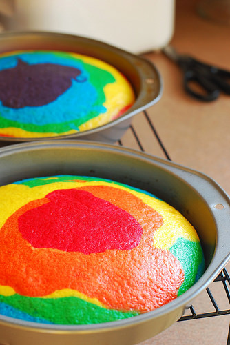 How To Make Rainbow Cake