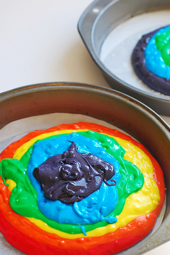How To Make Rainbow Cake