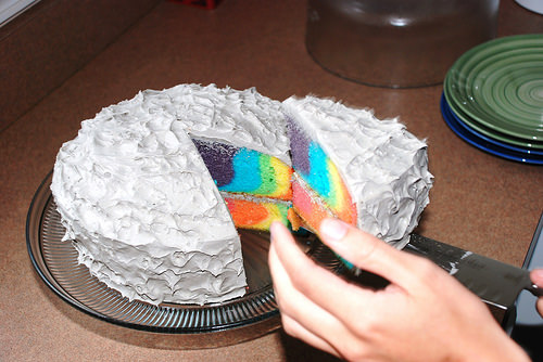 How To Make Rainbow Cake