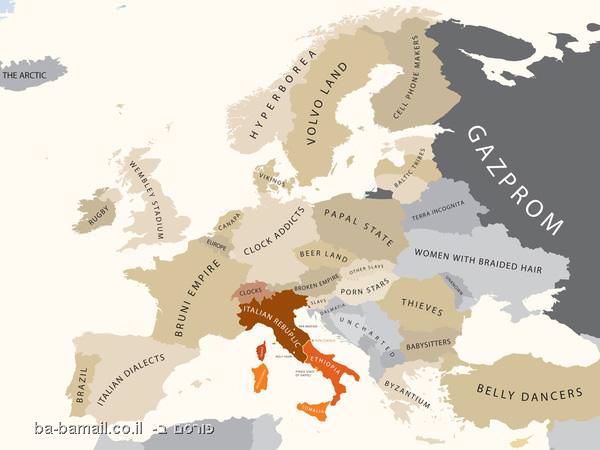Funny Map of Europe
