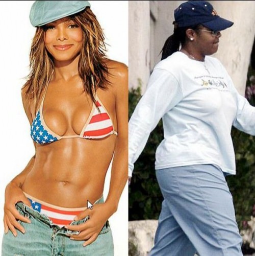 before and afterJanet Jackson
