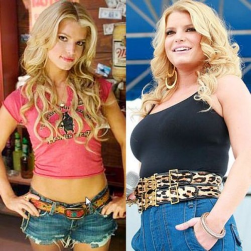 before and after Jessica Simpson