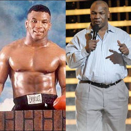   before and after Mike Tyson