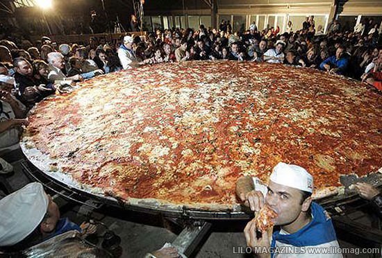 Largest pizza