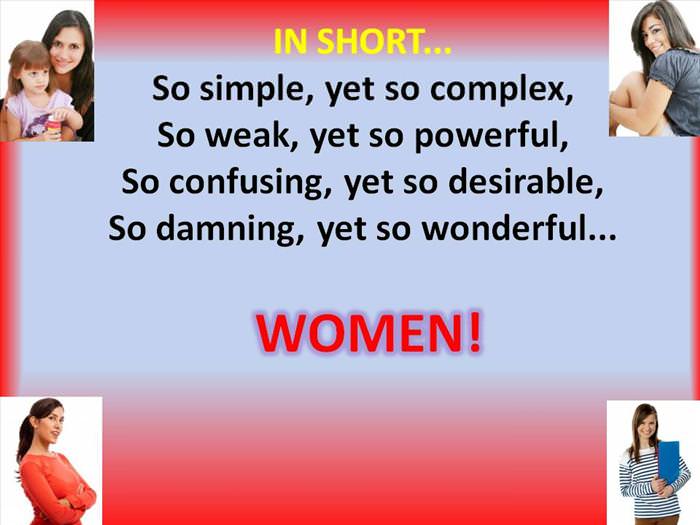 Women Are Confusing!