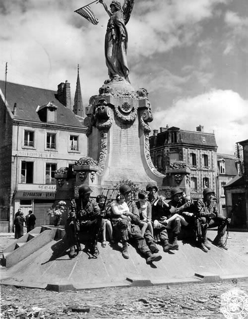 Normandy historic photo