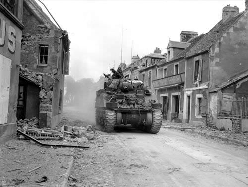 Normandy historic photo