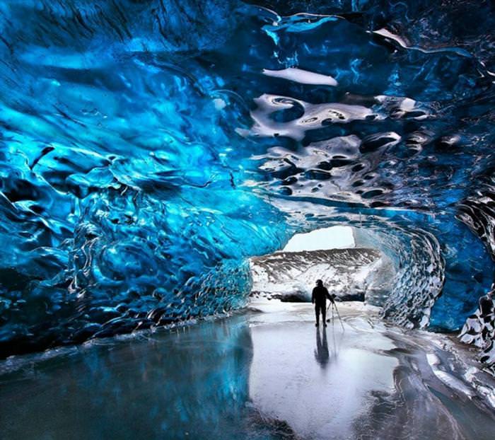 glacier caves