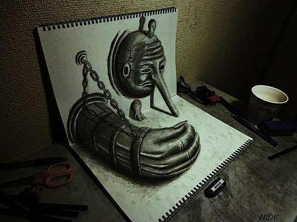 3d pencil art
