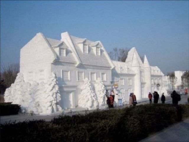 ice and sand sculptures