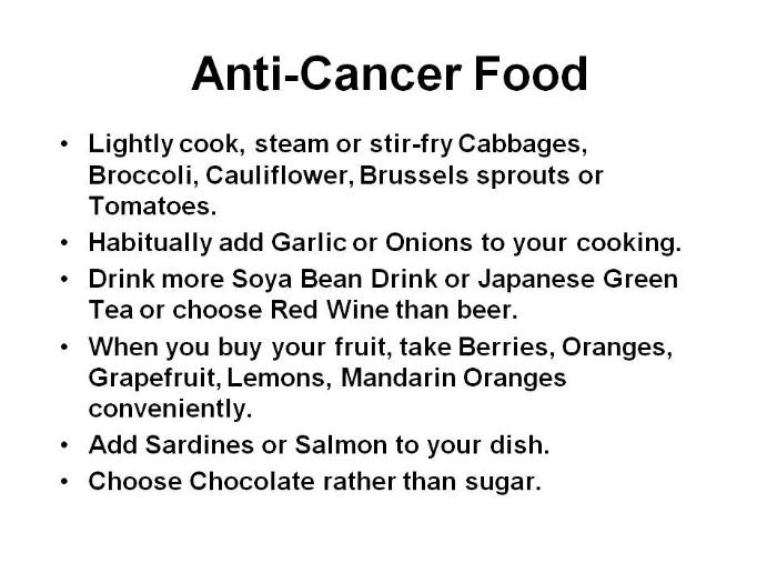 cancer nutrition