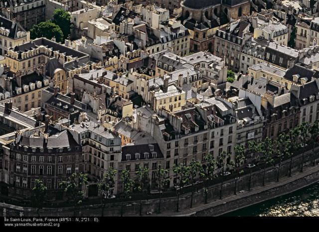 photos of Paris from above