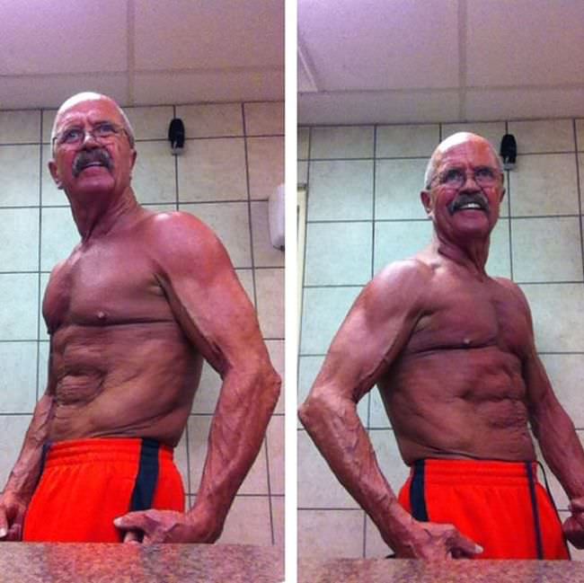 64 Year Old Mans Incredible Shape 