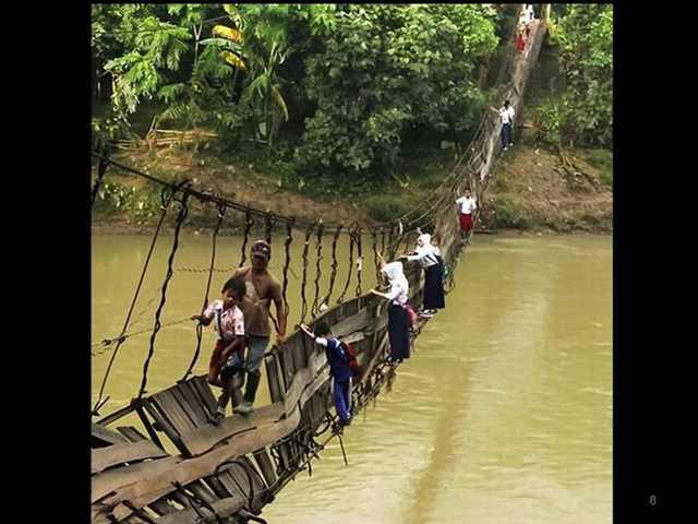 way to school in third world countries