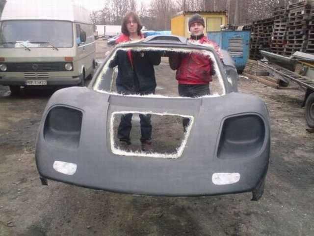 builds super car at home