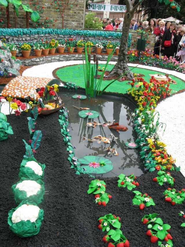 plasticine garden