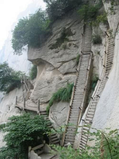 Mt. Huashan dangerous trail