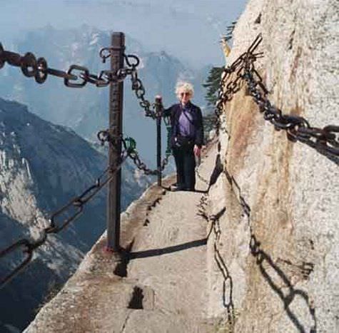 Mt. Huashan dangerous trail