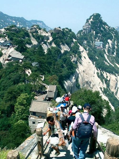 Mt. Huashan dangerous trail