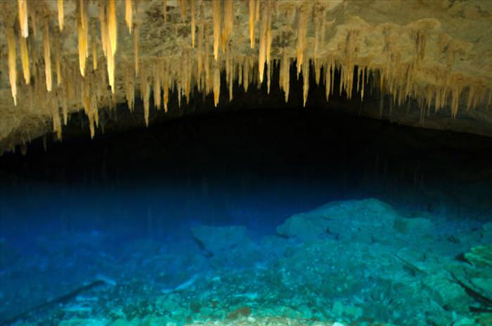 blue lake cave