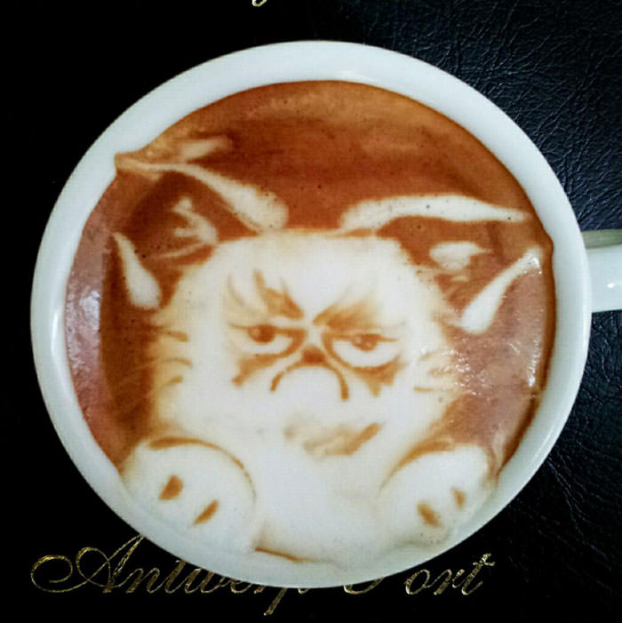 Latte art photos