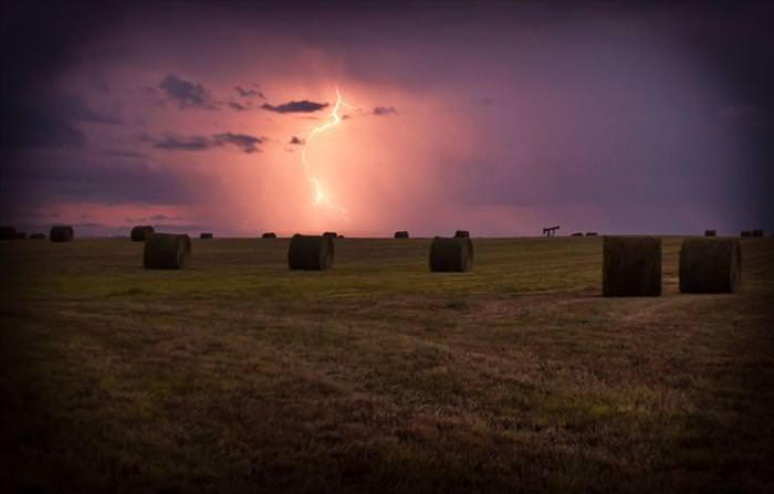 lightning strikes