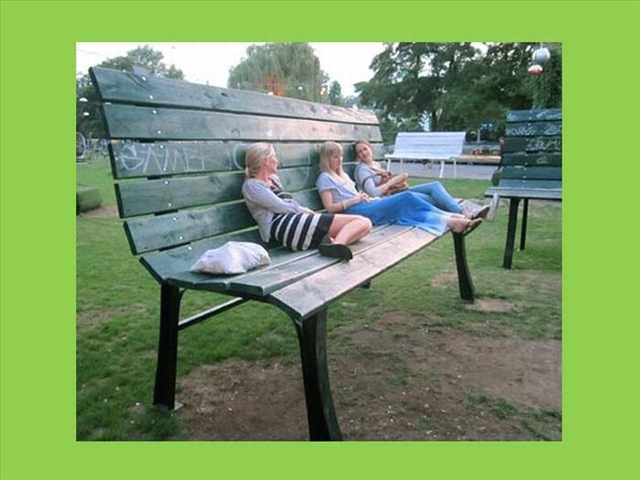 weird benches